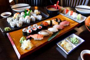 Assorted Sushi and Sashimi